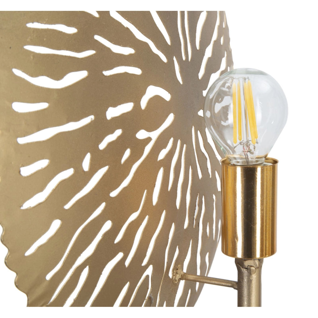Lampada a Parete VKH48, Oro, Metallo, 28,5x8x46 cm
