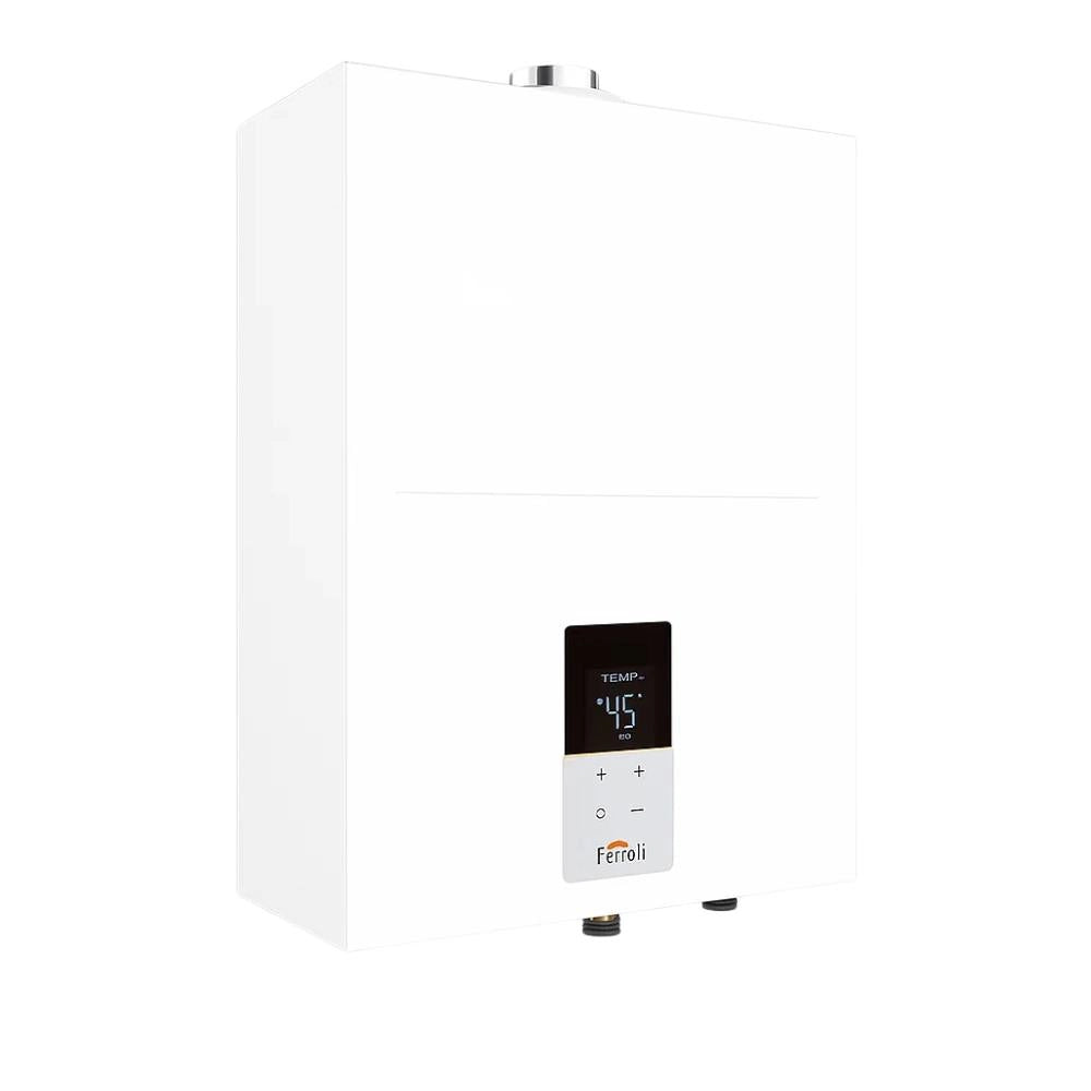 Ferroli scaldacqua gas low nox metano camera stagna tiraggio forzato *** capacità 12 litri, confezione 1