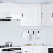 Base da Cucina-Mobile Base da Cucina Kalmar Bianco Lucido in Legno Multistrato 283783