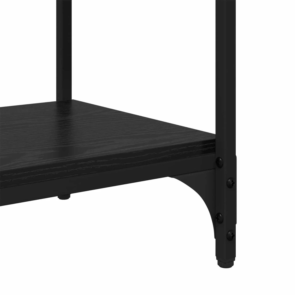 Armadio per Libri Rovere Nero 80 x 33 x 70,5 cm 881110