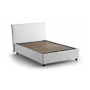 Anissa, Letto Piazza e Mezza Sfoderabile Made in Italy, Bianco