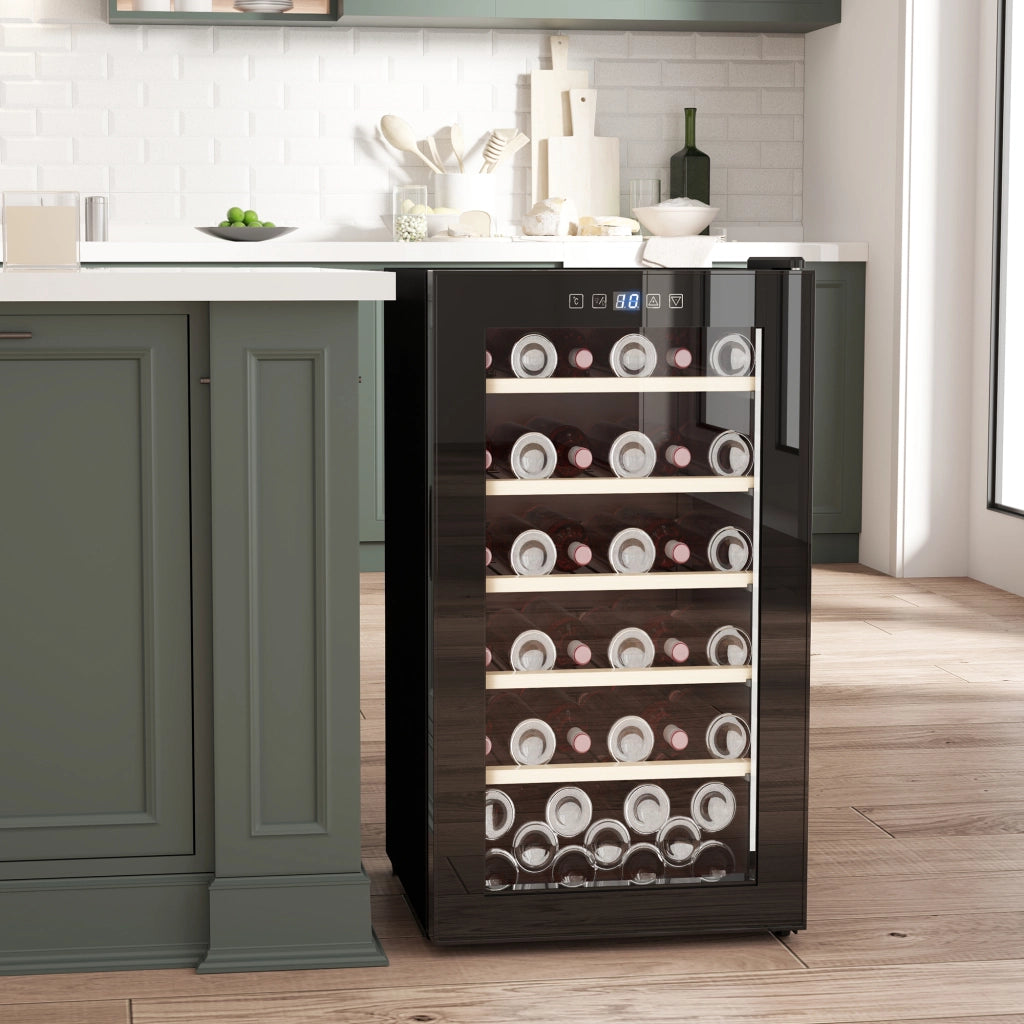Cantinetta per Vini Refrigerata 91L ¨C Zephmum ¨C Nero 45.1x53.8x79.8cm