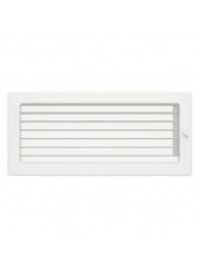 Griglia di ventilazione per camino 17x37 bianca con tapparelle avvolgibili
