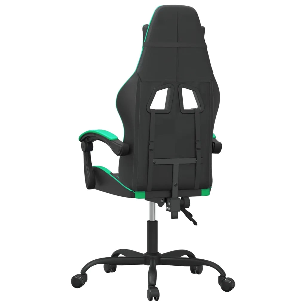 Sedia da Gaming Nera e Verde in Similpelle cod mxl 64779
