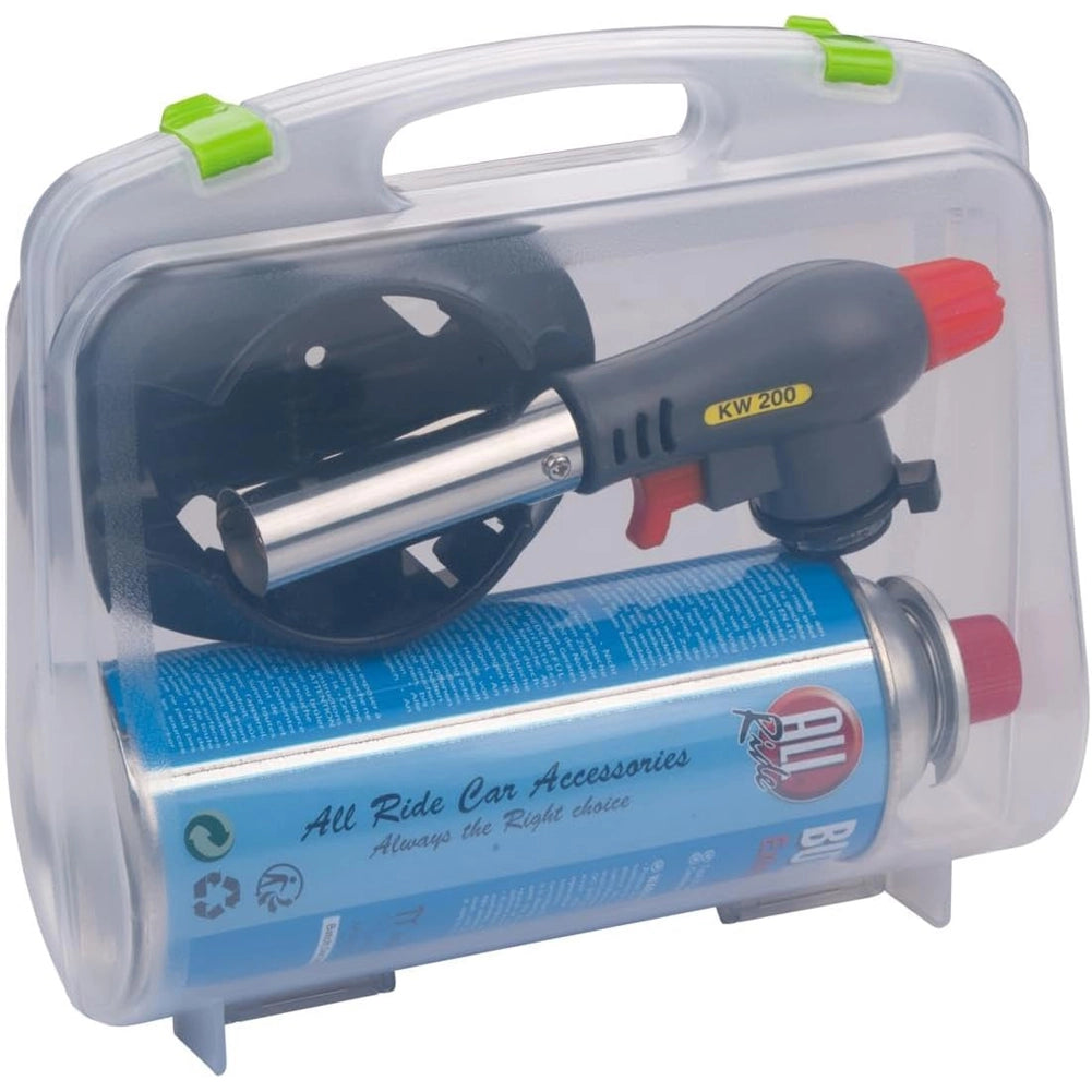 Bruciatore a Gas Butano con Valigetta 20,5x7,5x17,5 cm Fiamma Regolabile