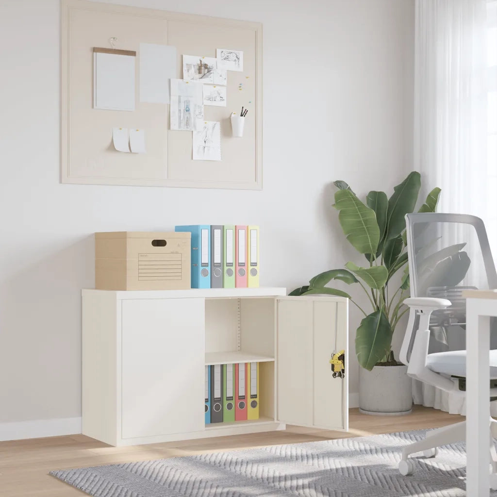 Armadio Classificatore Bianco 90x40x70 cm in Acciaio CFW2184972