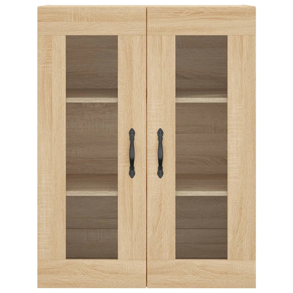Mobile a Parete Rovere Sonoma 69,5x34x90 cm Legno Multistrato 834989