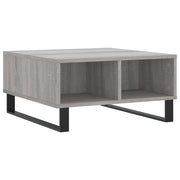 Tavolino da salotto | Tavolino da caff¨¨ | Tavolino da Soggiorno Grigio Sonoma 60x60x30 cm Legno Multistrato