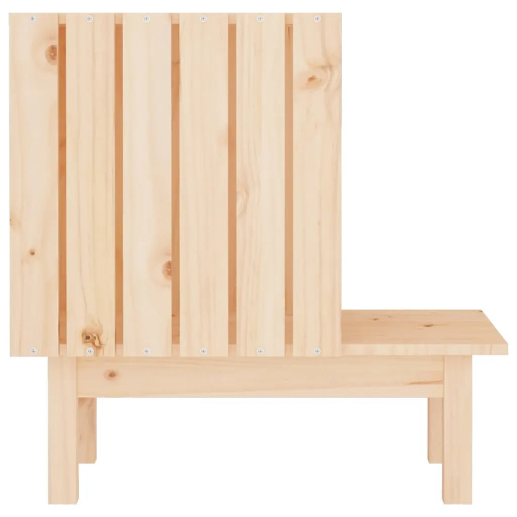 Casetta per Gatti 60x36x60 cm in Legno Massello di Pino CFW8854288