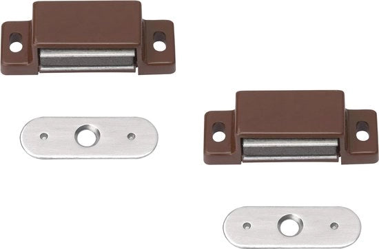Magnetizzatore per mobili - Montaggio semplice per porte e valvole - 3 kg di attrito (2 pezzi)