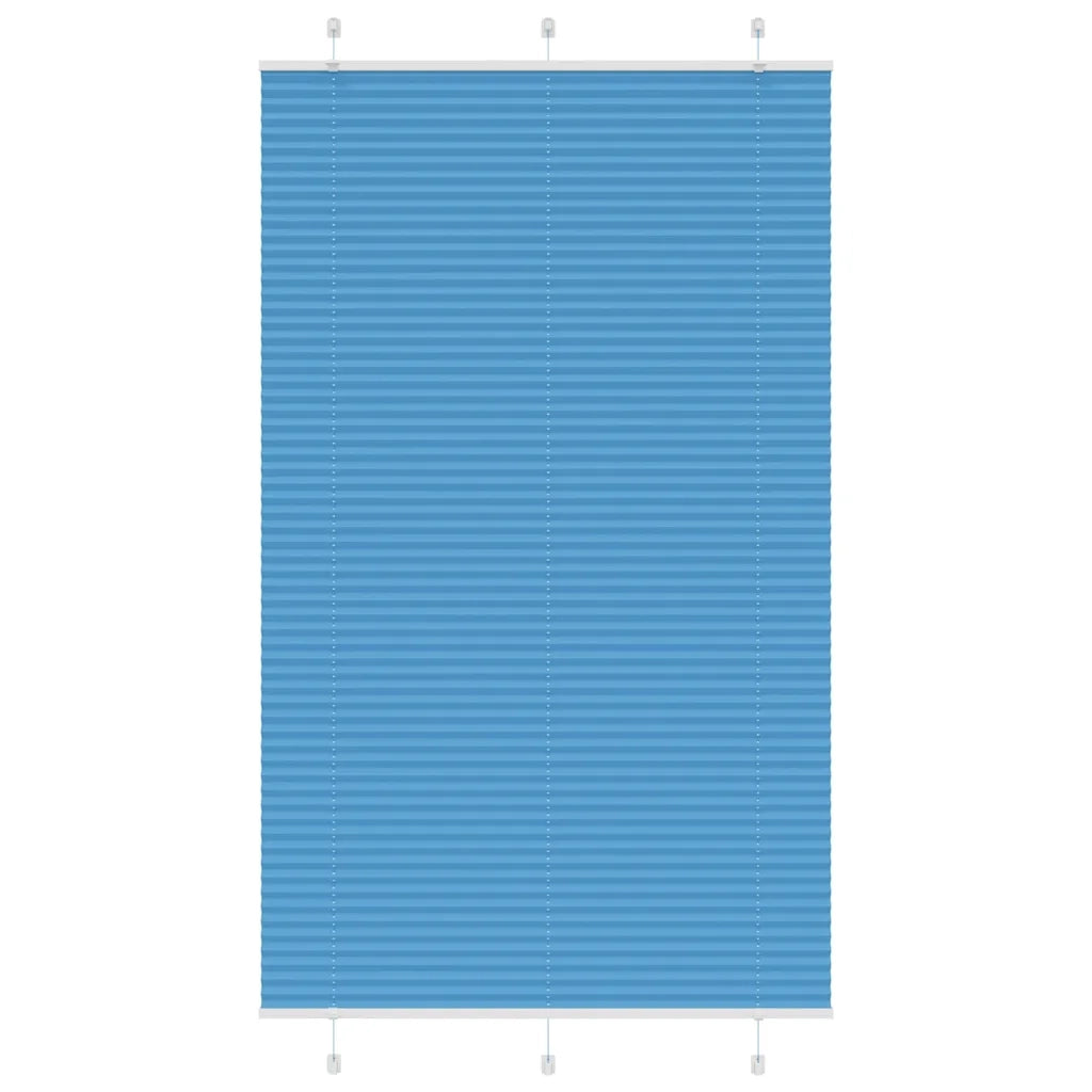 Tenda Plissettata Blu 115x200 cm Larghezza Tessuto 114,4 cm