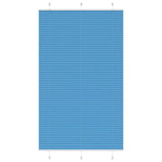 Tenda Plissettata Blu 115x200 cm Larghezza Tessuto 114,4 cm