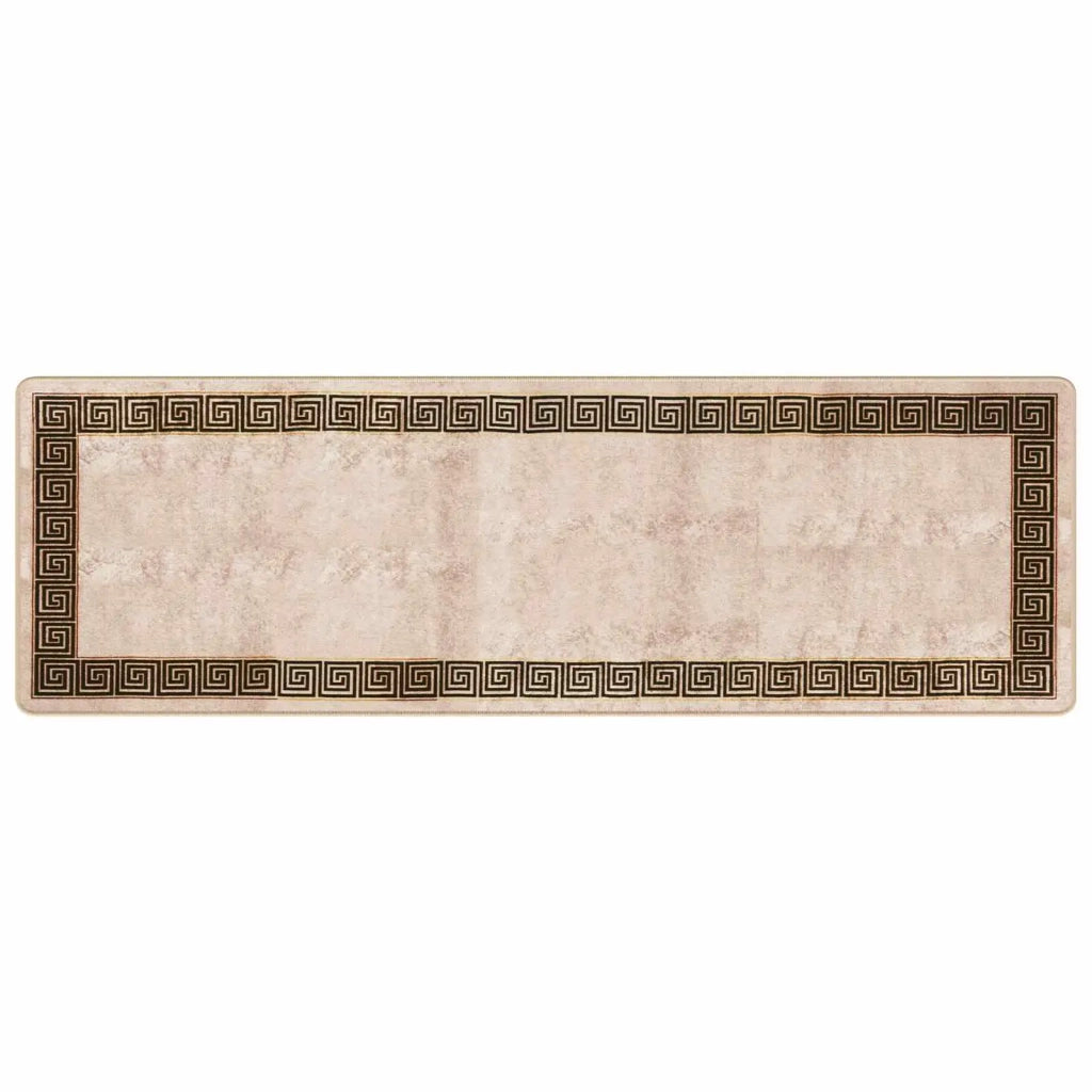 Runner Tappeto MARSA Nero 80 x 250 cm Poliestere e PVC 42023332