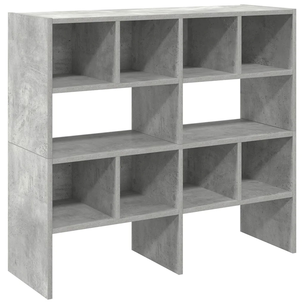 Scarpiere 2 pz Impilabili Grigio Cemento 89,5x30x40 cm CFW2556387