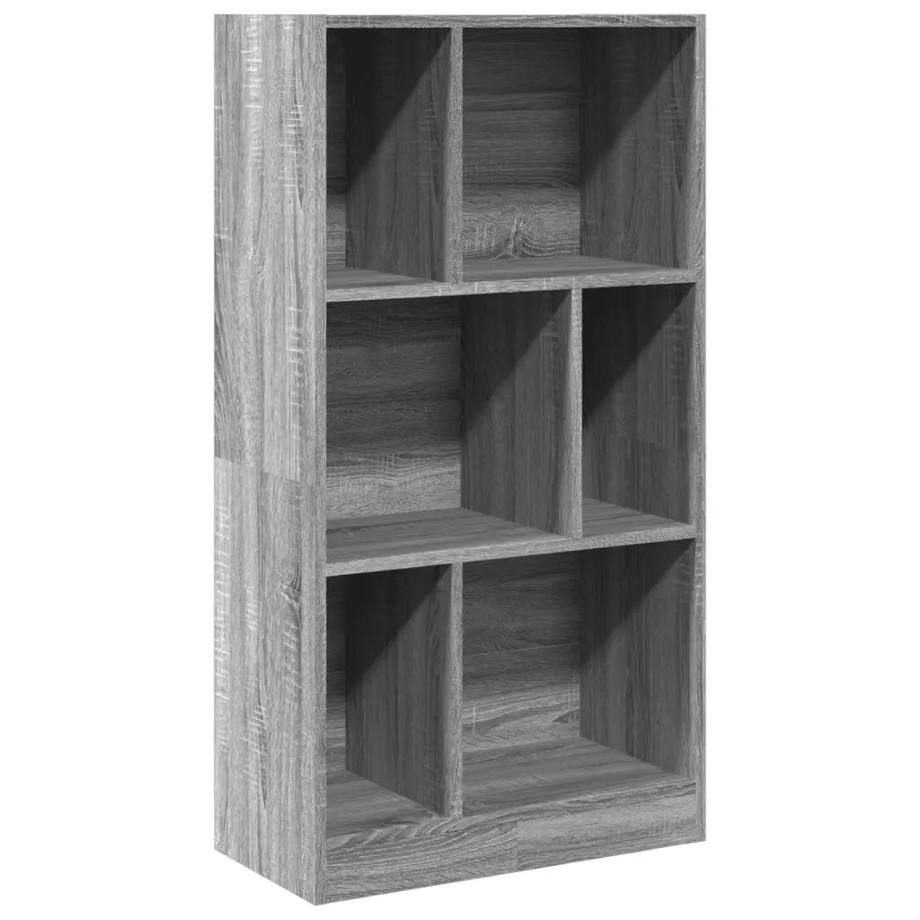 Libreria Grigio Sonoma 57x28,5x107,5 cm in Legno Multistrato 848008