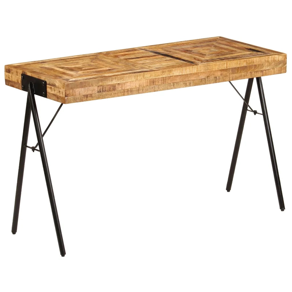 Scrittoio in Legno Massello di Mango 118x50x75 cm 246338