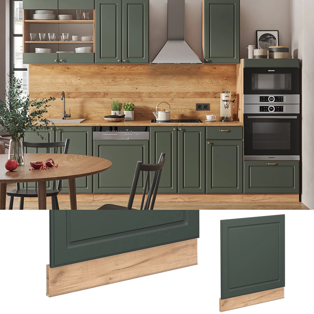 Pannello frontale Fame-Line Verde-oro rustico/Rovere dorato 60 cm, PL Marmo Vicco