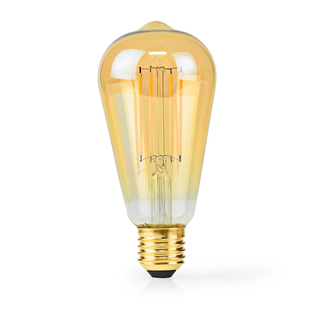 Lampadina a filamento LED E27 ST64 4,9 W 470 lm Retro Dimmerabile Dorato Nedis