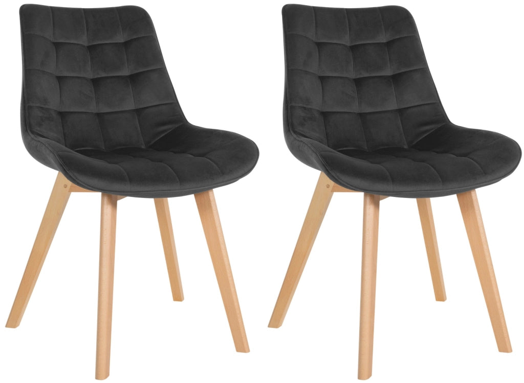 2er Set Stьhle Brook Samt