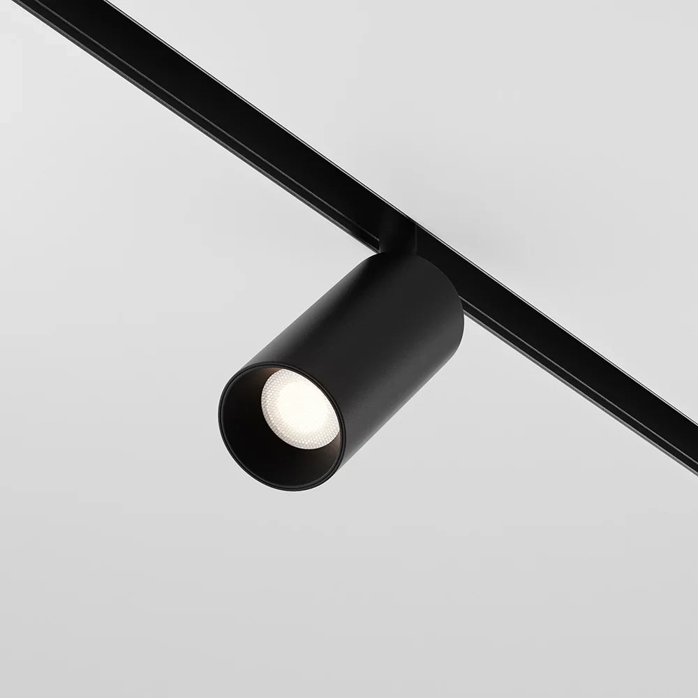 Maytoni lampada da binario moderna Exility Focus LED 1 luce LED integrato nero metallo