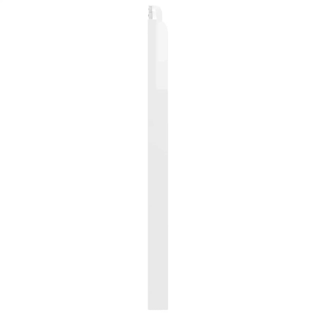 Testiera Letto Bianco Lucido Legno ingegnerizzato 889559