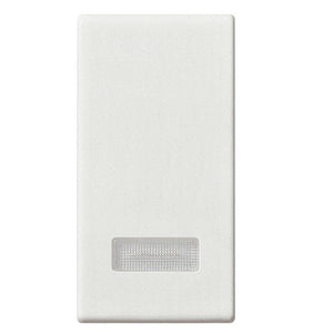 Tasto intercambiabile Vimar Plana con diffusore illuminabile bianco 14026
