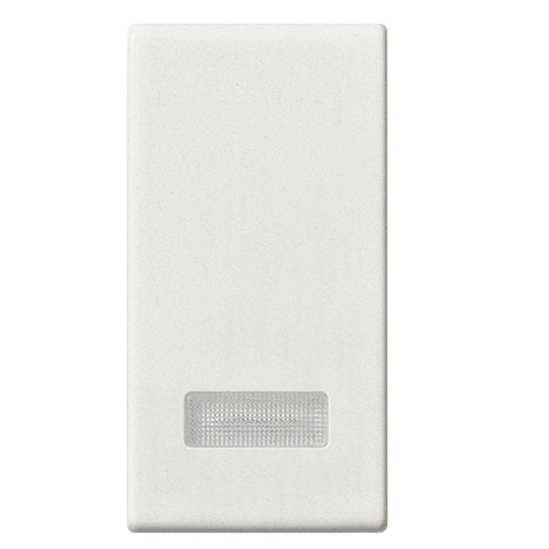 Tasto intercambiabile Vimar Plana con diffusore illuminabile bianco 14026