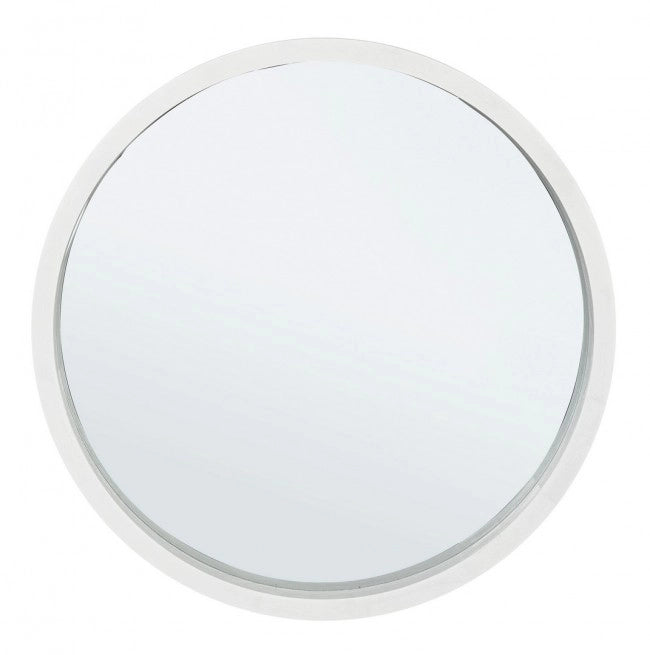 Specchio Rotondo Bianco Moderno da Parete 52 cm - YOUNG