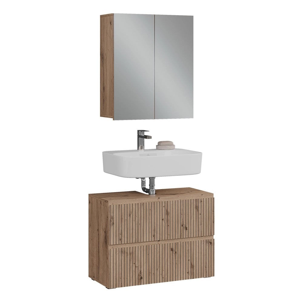 Vicco Set di mobili da bagno Artigiano 2 parti