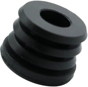 Stopper per tubi rotondi - Zwart - Per M8 - In plastica - Altezza totale 22mm