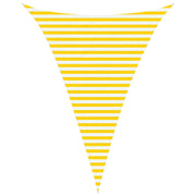 Vela Parasole | Telo Ombra | Vela da ombra solare Giallo e Bianco 3 x 4 x 4 m