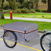 Carrello portabici pieghevole con box di trasporto in tessuto Oxford e telaio in acciaio