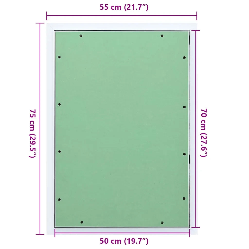 Pannello di Accesso Verde e Argento 55 x 75 cm 4018462