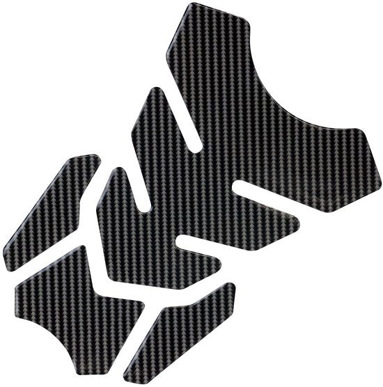Protezione per serbatoio 4 pezzi - Stickers universali - Autoadesivi - Gelcoat UV - Protezione contro strappi/urti - Dimensioni 220 x 155 mm - Stickers per serbatoio