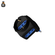 Alcapower Adattatore Salvaspazio 16A Presa Tripla Bipasso e Universale Colore Nero, Struttura Compatta per Prese Elettriche Standard Italia 3 Poli