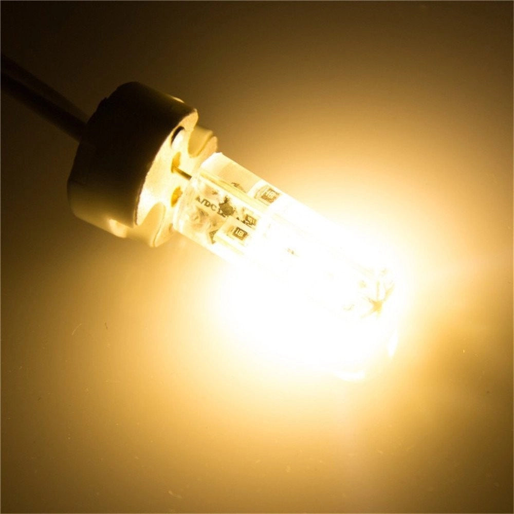 Trade Shop - 5pcs Pezzi Dc12v 3014 Smd G4 Lampadina A Led Luminosa 3w Bianco Caldo Freddo -