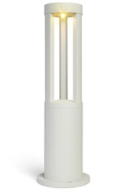 Lampione a led lampioncino lampada illuminazione da esterno palo da giardino bianco moderno 12w ip65 59cm Colore della luce: Luce calda