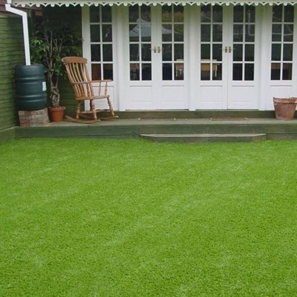 Erba Sintetica per Giardino 20 mm 2x25 m Fondo Drenante Verde