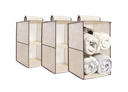 Organizer Spazio Cassetti Armadio Organizzatore Guardaroba Vani Scatola Pieghevole - 5 Pezzi - 2 Vani