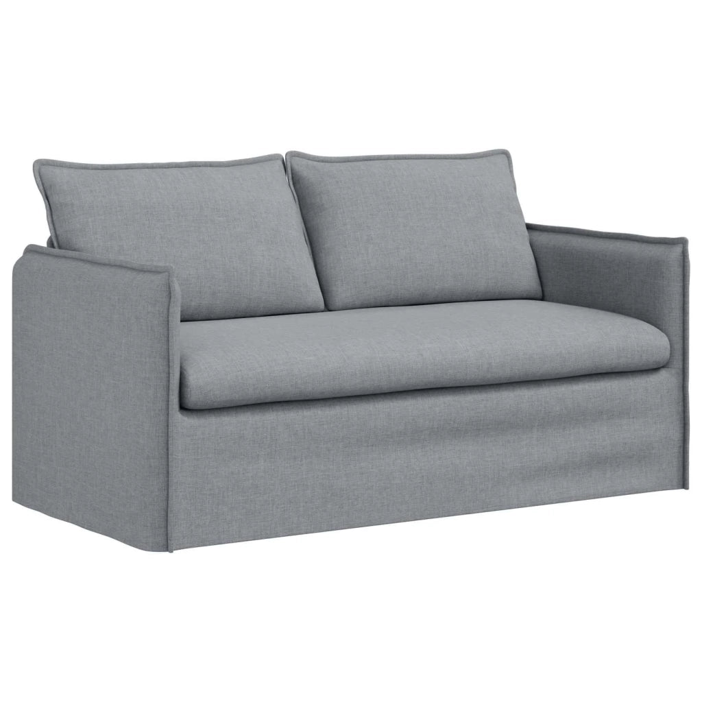 Divano | Divano da soggiorno | Sofa Grigio chiaro 156 x 82 x 85 cm Tessuto