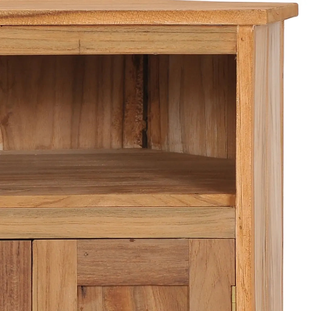 Credenza Angolare 60x45x60 cm in Legno Massello di Teak 288898