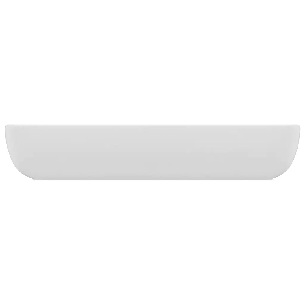 Lavandino Luxury Rettangolare Bianco Opaco 71x38cm Ceramica 146954