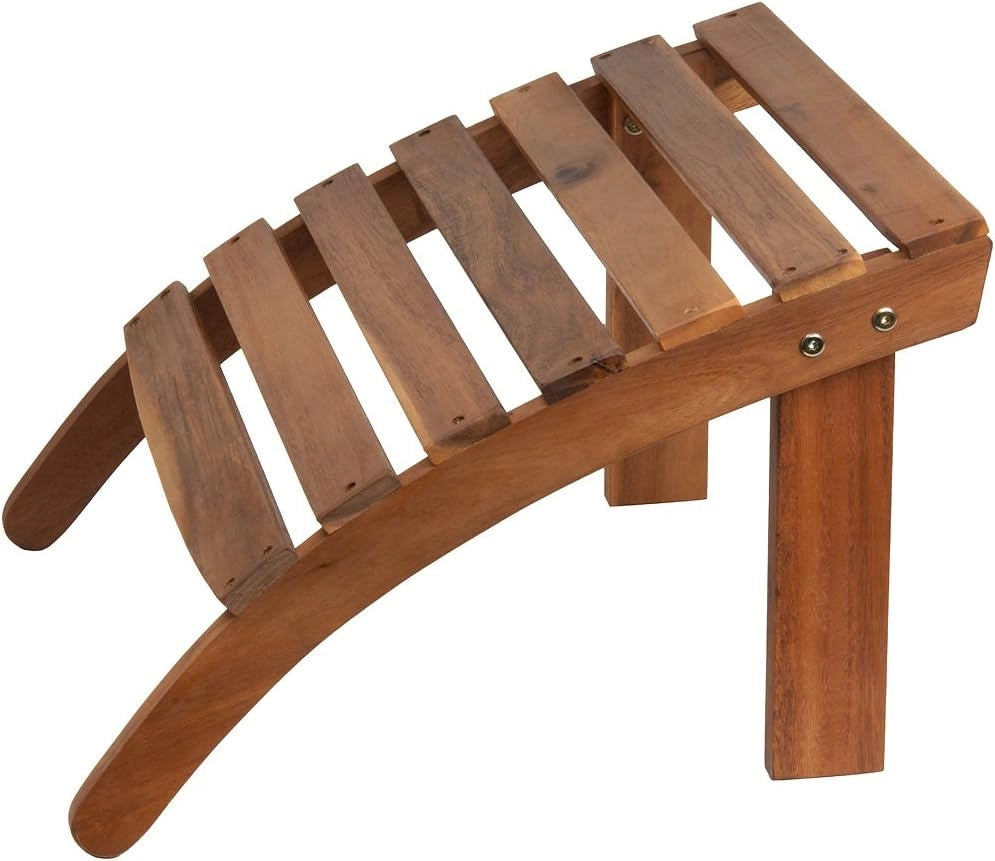Sedia Prendisole Adirondack Inlc. Poggiapiedi Legno Acacia Sdraio Mare Pieghevole Giardino