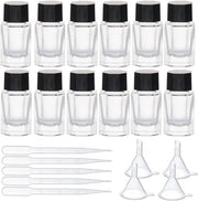Penne per calligrafia con bottiglie di inchiostro, punte e gocciolatori, 15 ml, 12 pezzi