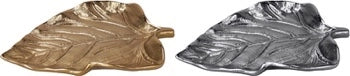 1 Pezzo Foglia Decorativa Casa Svuotatasche in Ferro 22 x 16 cm 2 Colori