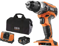 Trapano perc batteria aeg bsb 18c2-0 18v batt 4ah+ caricabatt+ borsa