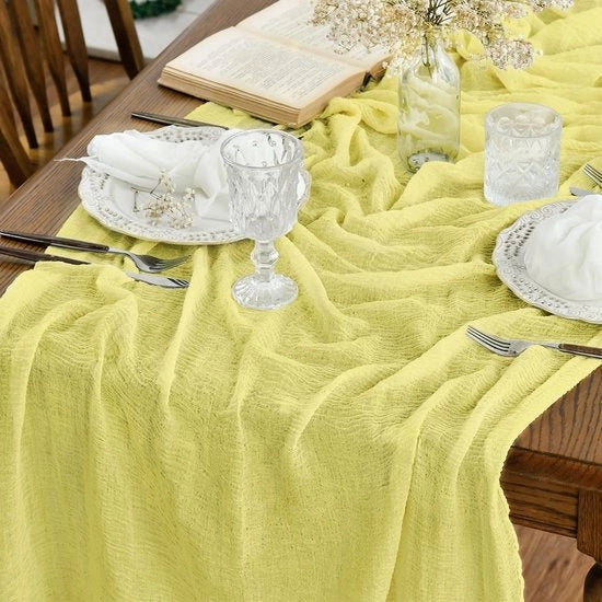 Tessuto di lino per tavolo, decorazione da tavola in lino, 80x300 cm, decorazione per festa, matrimonio, compleanno, valentino, baby shower