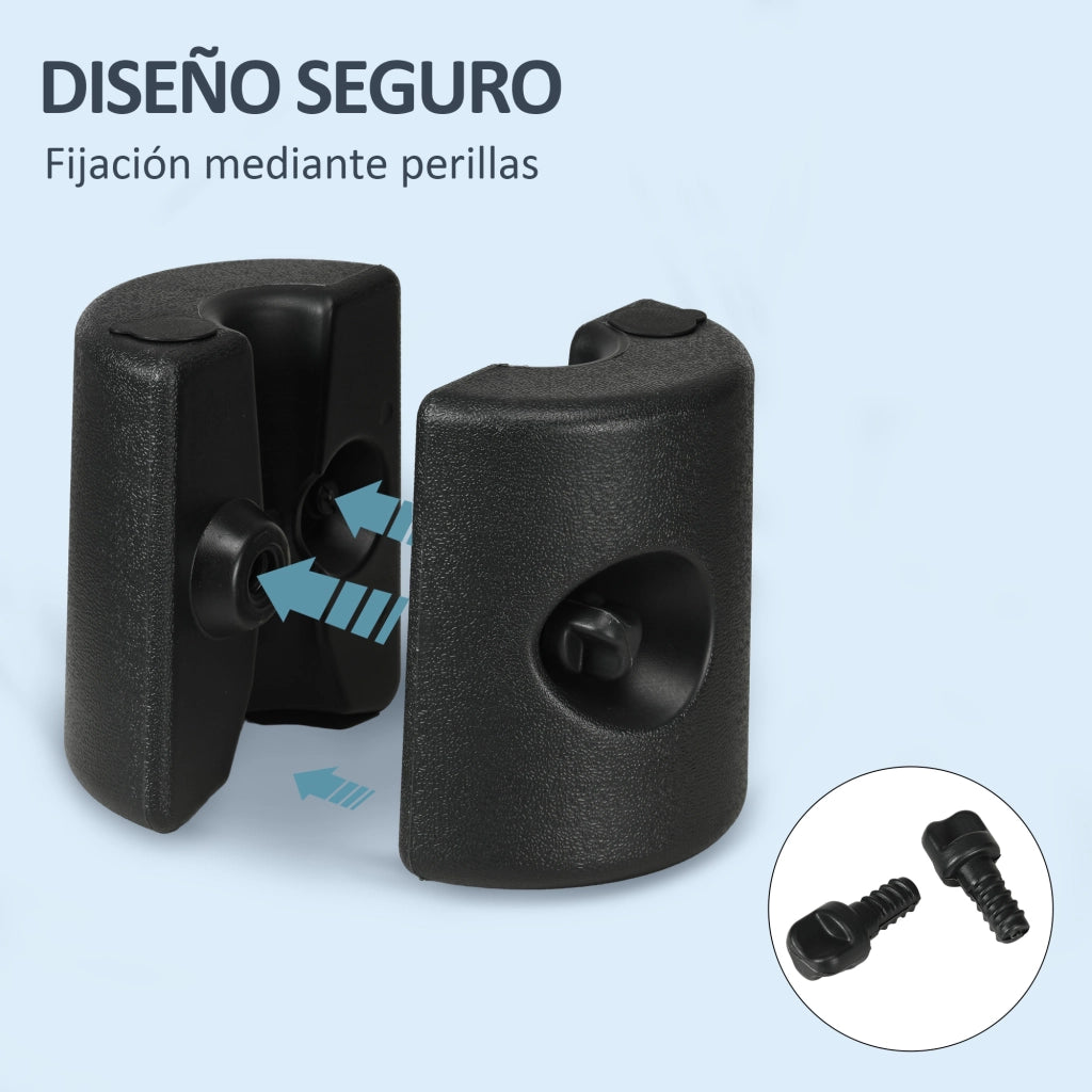 Set di 4 Pesi per Tende Pieghevoli ¨C zephmum ¨C Nero ?21,5/24x25,5 cm