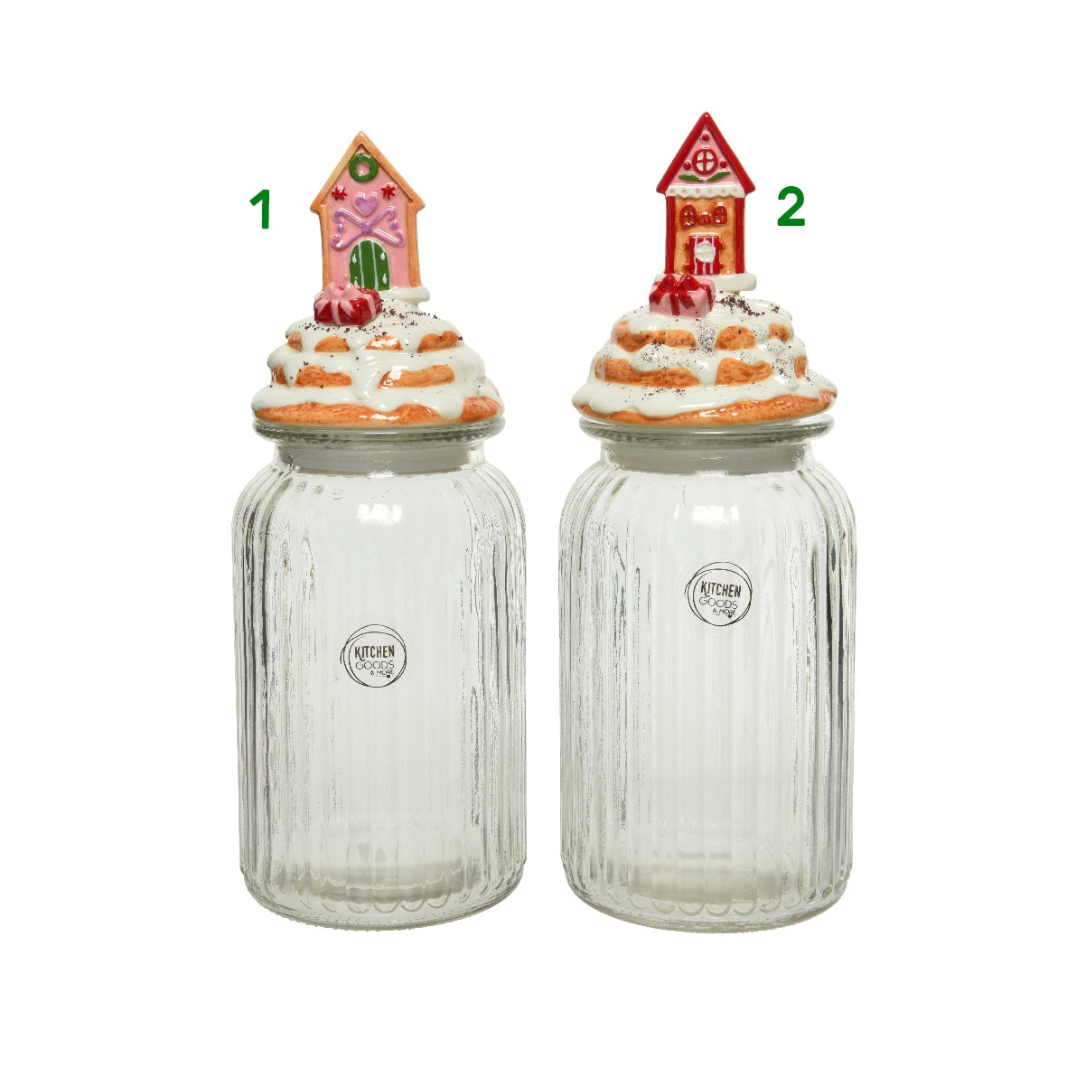 BARATTOLO NATALIZIO DI VETRO