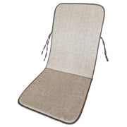 CUSCINO SPALLA ALTA GRIGIO CHIARO PER POLTRONE DA GIARDINO 110X48X2,5 CM